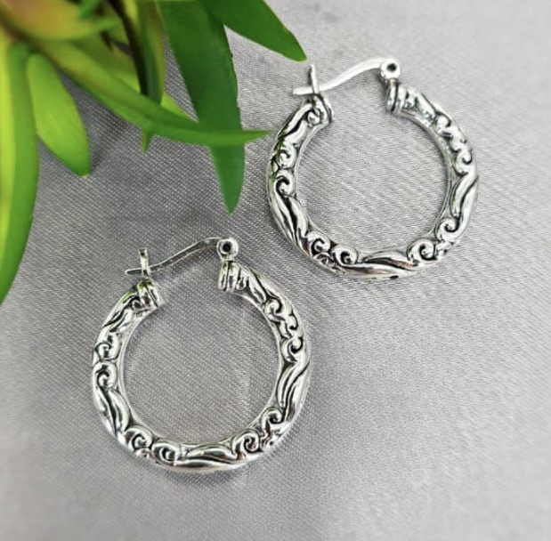 30Mm Full Filigree Full Hoops