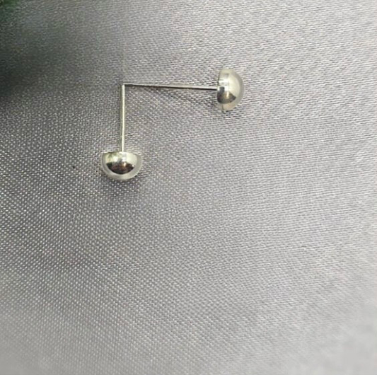 6 mm Dome Stud Earrings