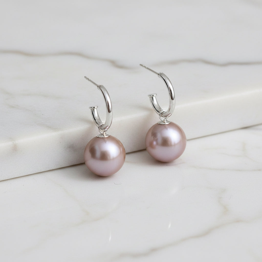 Pink Pearl Pretty Woman Earrings