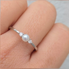 Stunning Freshwater Pearl Ring - Terciany 