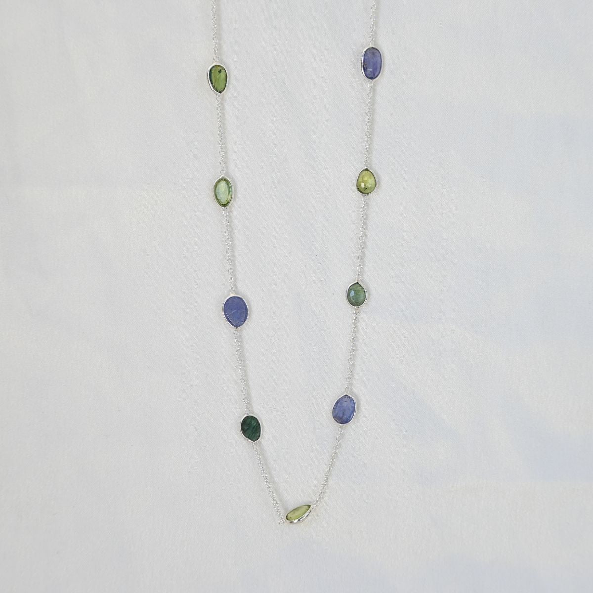Tourmaline and Tanzanite mix necklace
