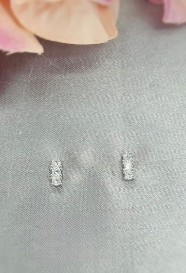 Pretty tiny cubic zirconia studs