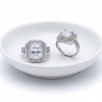Stunning Square Cubic Zirconia Ring