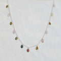 Large tourmaline drop necklace - Terciany 