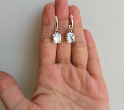 10mm Square pretty woman earrings