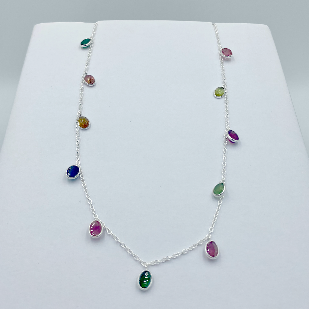Large Tourmaline Drop Necklace