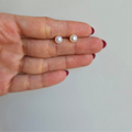 6-6.5 mm Freshwater Pearl Stud Earrings - Terciany 