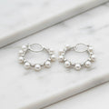 Beautiful Pearl Hoops - Terciany 