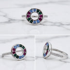 Circle Three Colour Ring - Terciany 