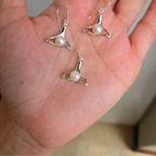 Whale Tail Pearl earrings - Terciany 