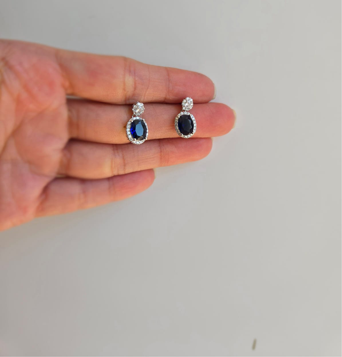 Blue Oval studs