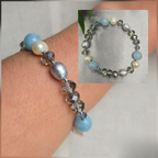 Pearl And Semi Precious Stone Bracelet