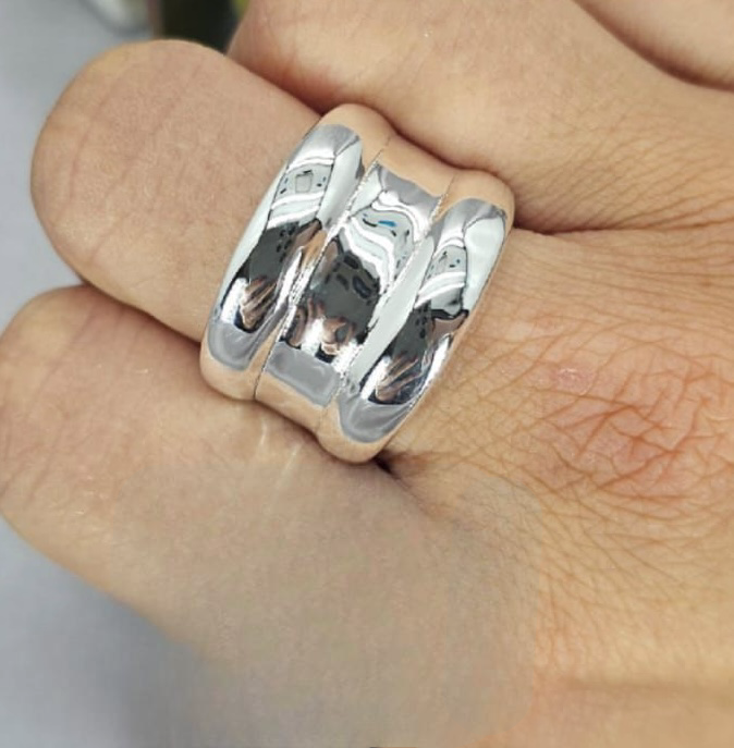 Sterling silver statement ring