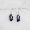 Blue Freshwater Pearl Drop Earrings - Terciany 