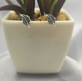 10mm Leaf Stud Earrings