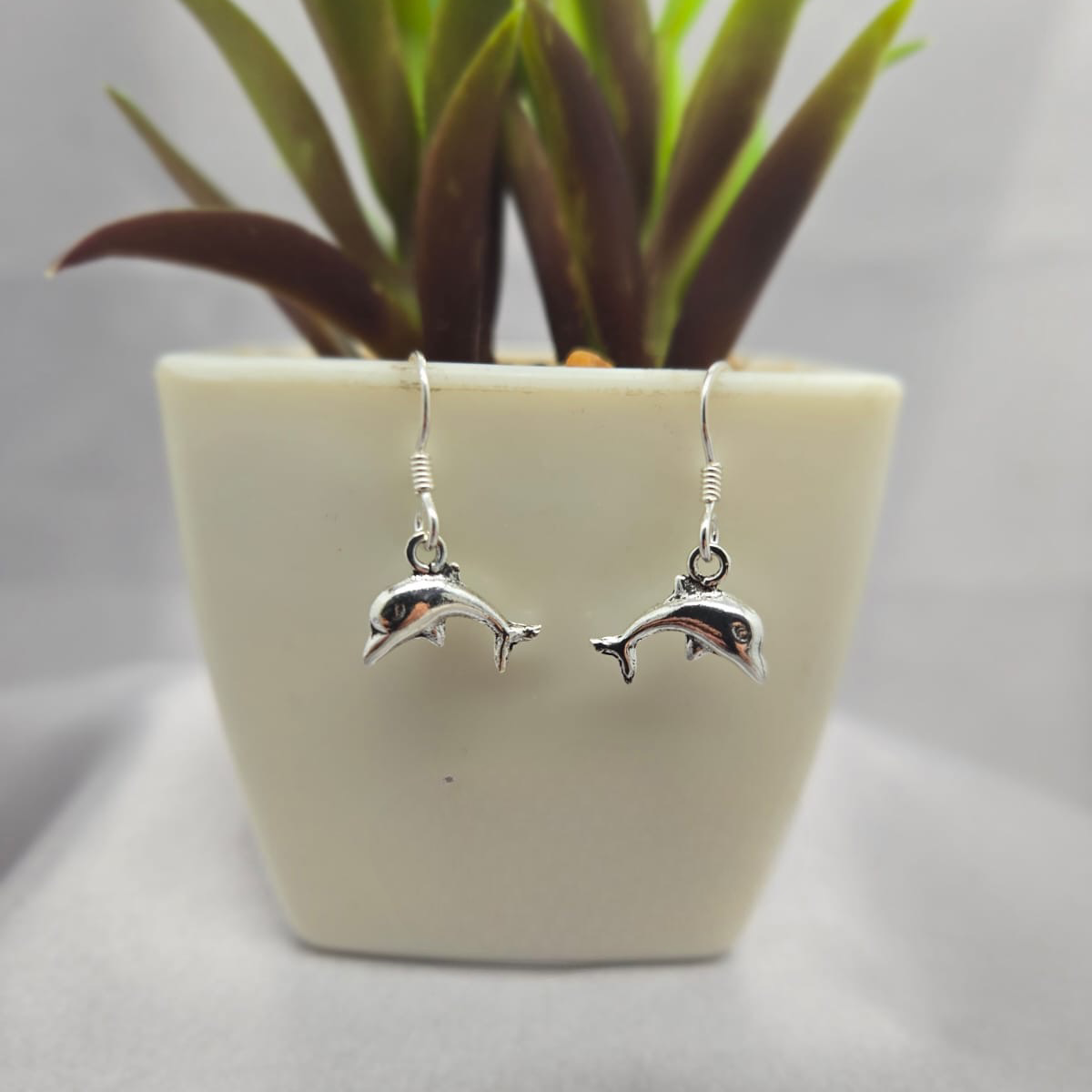 Hanging Dolphins Earrings