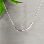 Modern Looking Necklace With Lots Of Tiny Cubics - Terciany 
