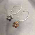 12mm Daisy On Hook Earrings