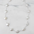 Stunning Coin Pearl Necklace - Terciany 
