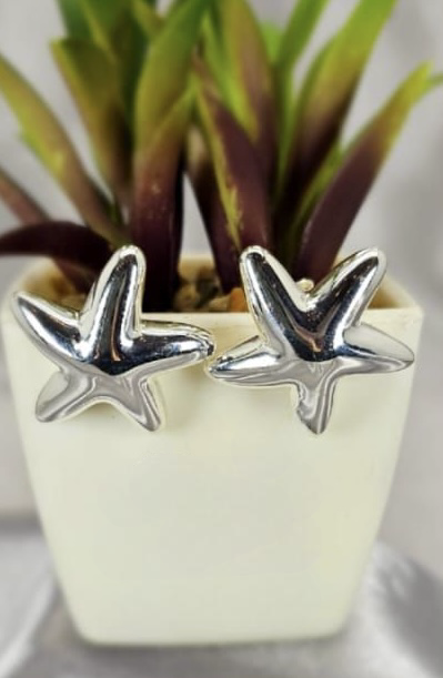 23mm large starfish stud earrings