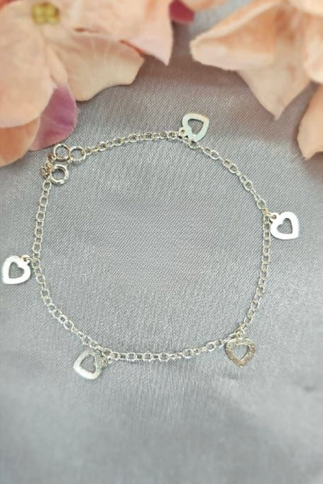 Heart Charm Bracelet