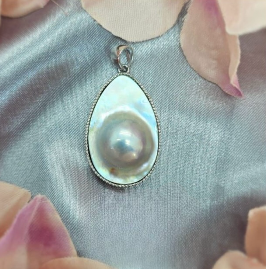 20x31mm Blister Mabe Pearl pendant