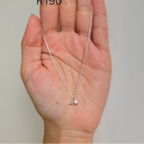 Whale Tail Necklace With Bling In Tail - Terciany 