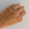 Sterling Silver Wedding Band Set - Terciany 