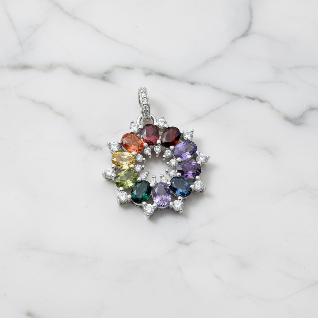 Colourful Circle Pendant