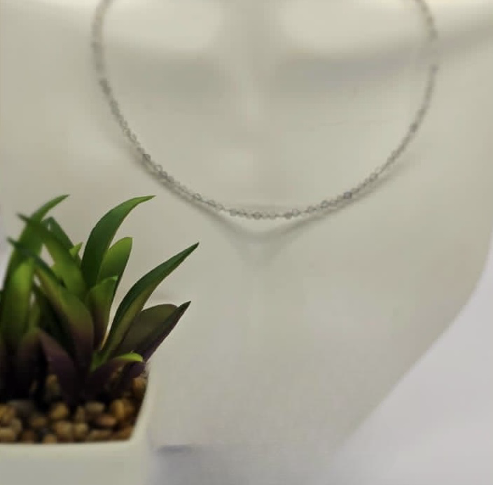 Stunning Labradorite Semi Precious Stone Necklace