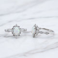 Opalite sterling silver ring - Terciany 