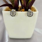 Daisy Flower Dome Studs
