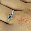 Sterling Silver Rose Ring