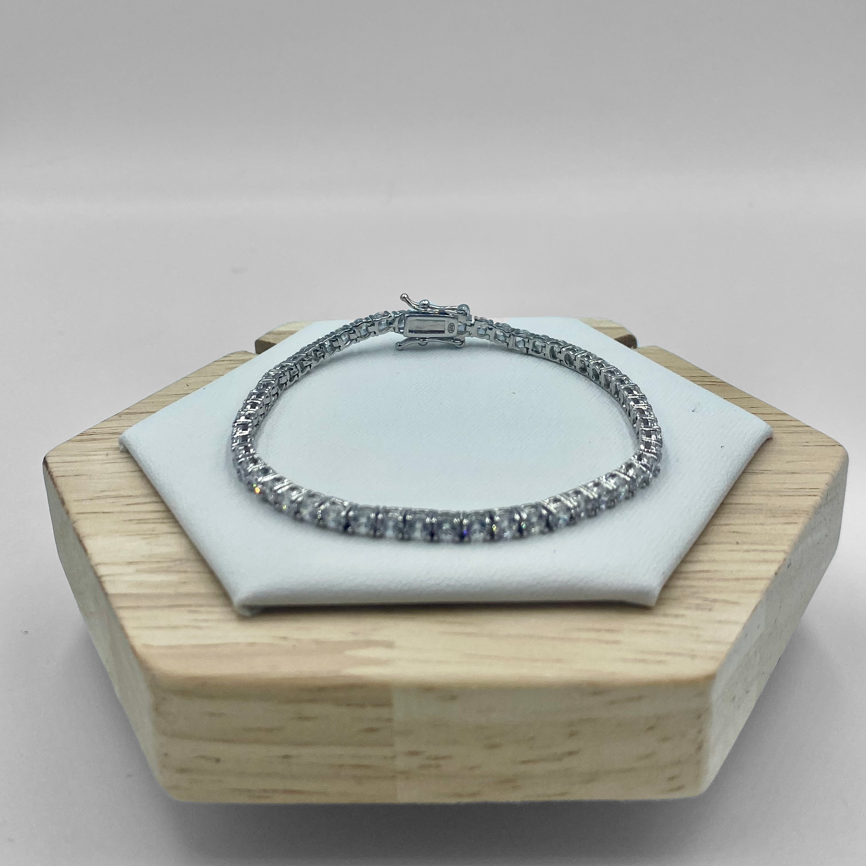 3 Mm Cubic Zirconia Tennis Bracelet