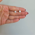 7.5-8 mm Freshwater Pearl Stud Earrings - Terciany 