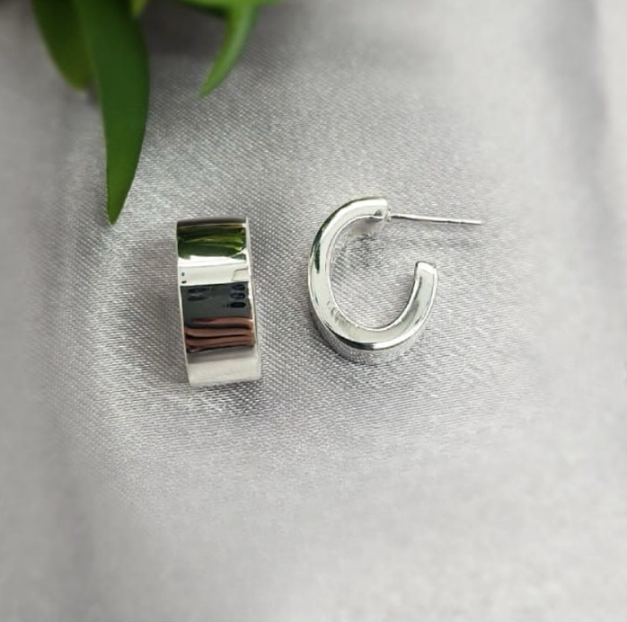 Solid Sterling Silver Hoops