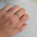 Sterling Silver Infinity Ring - Terciany 
