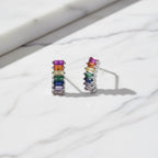 Rainbow Coloured Stud Earrings - Terciany 