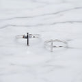 Solid Sterling Silver Cross Ring