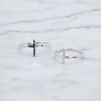Solid Sterling Silver Cross Ring