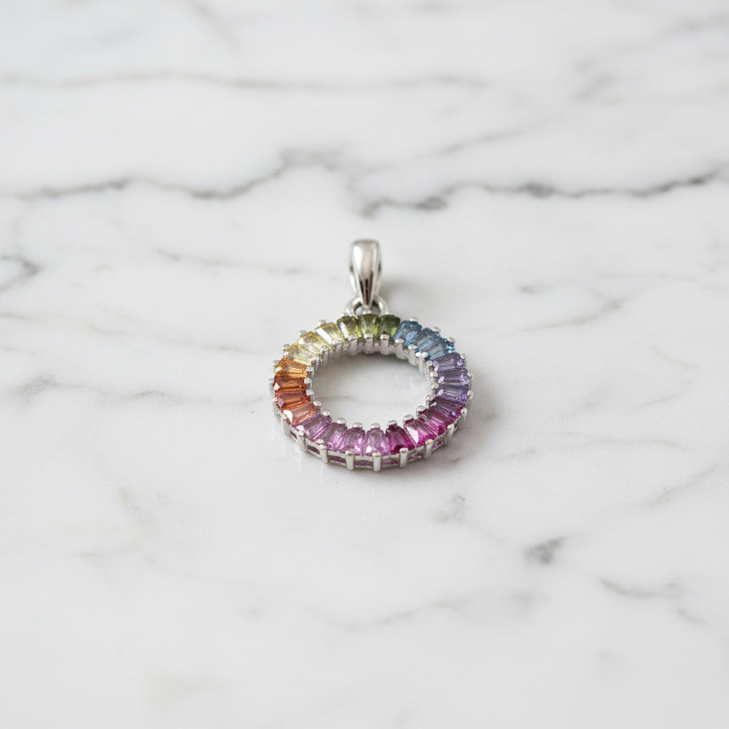 Rainbow Coloured Pendant - Terciany 