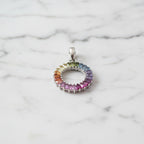 Rainbow Coloured Pendant - Terciany 