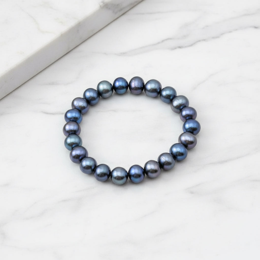 Peacock Pearl Bracelet