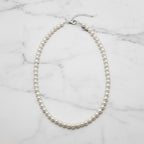 Round White Pearl Necklace - Terciany 