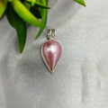 15X22mm Pink Mabe Pearl Teardrop  Pendant