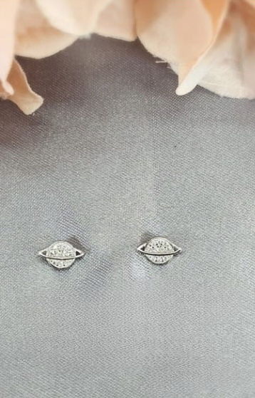 Bling Pavé planet studs