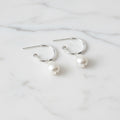 Pretty woman drop earrings with pearl drop - Terciany 