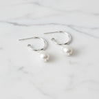 Pretty woman drop earrings with pearl drop - Terciany 
