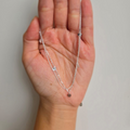 Double Layer Necklace With Disc Detail - Terciany 