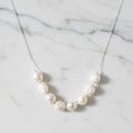 Stunning eight pearl necklace (The bottom one on photo) - Terciany 